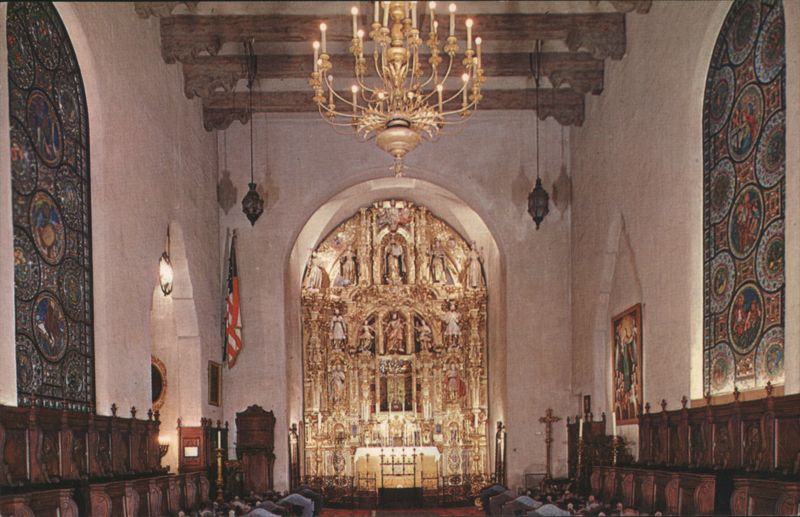 Mission Inn Chapel St. Francis of Assisi Gold Reredos Riverside California