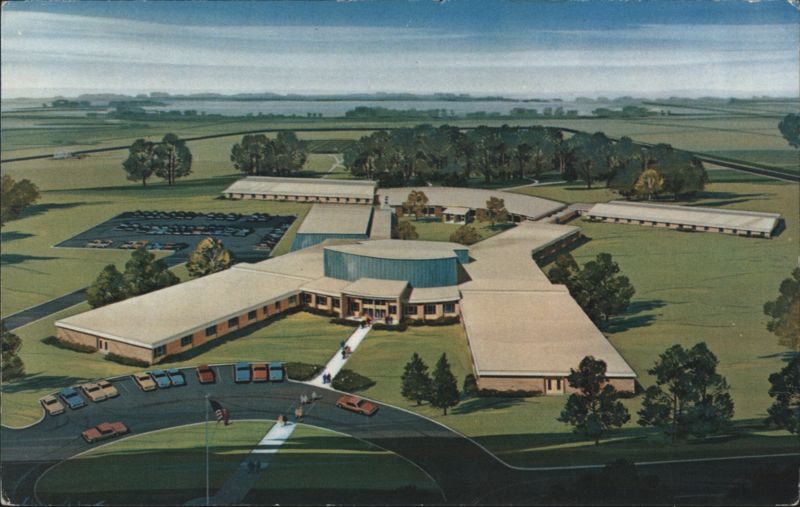 Lake Region Junior College Campus Aerial View Devils Lake North Dakota