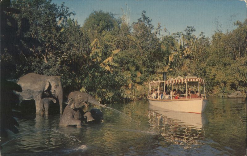 Disneyland Adventureland Elephant Bathing Pool Anaheim California