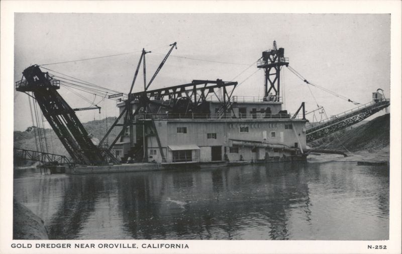 Gold Dredger near Oroville, California