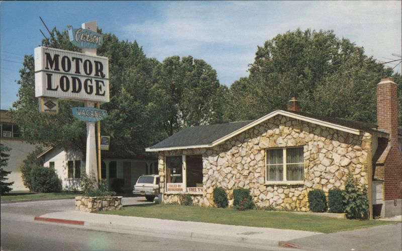 Carson Motor Lodge, Stone Facade, Free TV, Vacancy Carson City Nevada