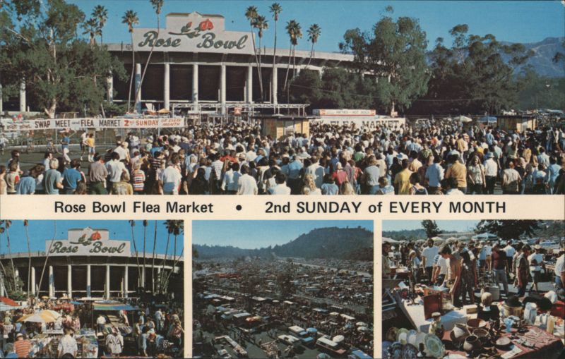 Rose Bowl Flea Market Pasadena CA 2nd Sunday Monthly California