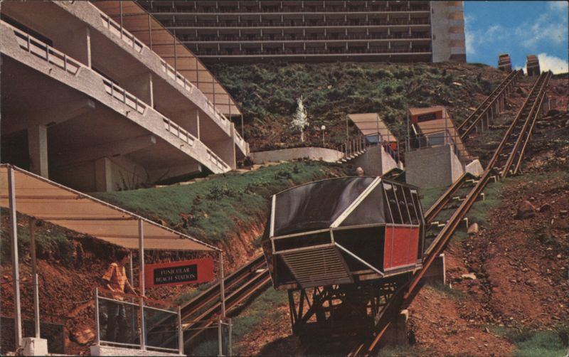 Funicular Beach Station El Conquistador Hotel Las Croabas Puerto Rico