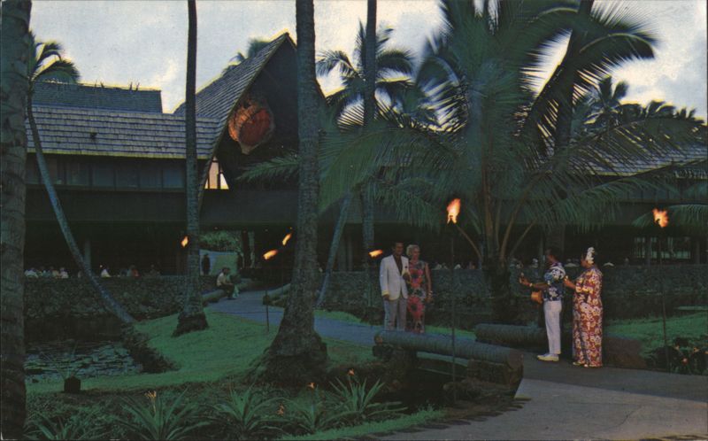 Coco Palms Resort Lagoon Dining Room & Cocktail Terrace Kauai Hawaii