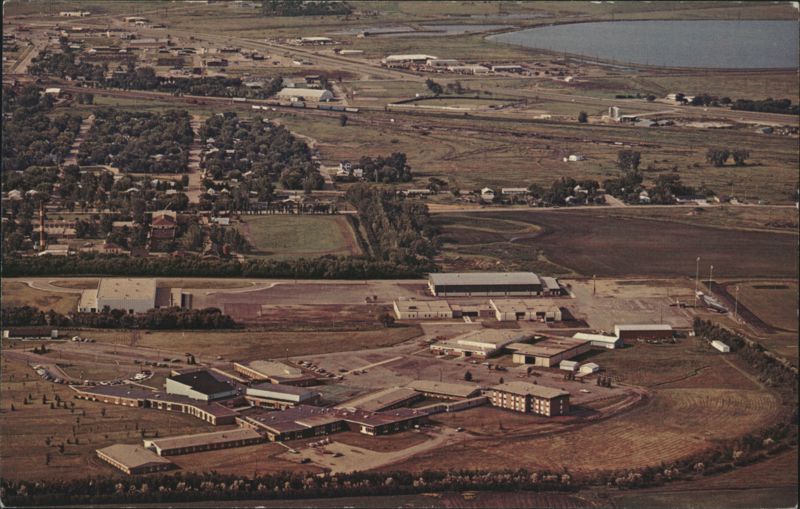 Lake Region Community College Aerial View, Devils Lake North Dakota