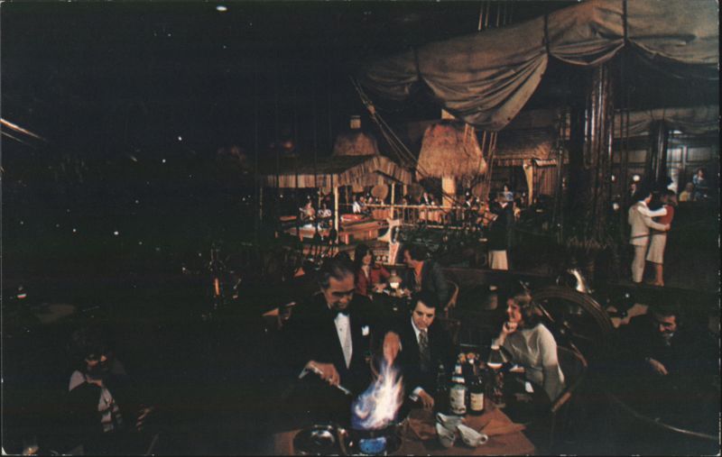 Fairmont Hotel Tonga Restaurant, Schooner Deck Dining San Francisco California