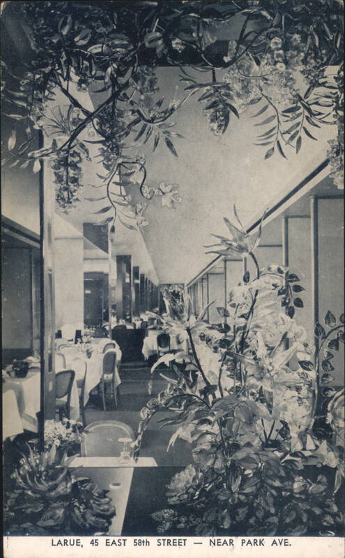 LaRue Night Spot, 45 East 58th Street, New York