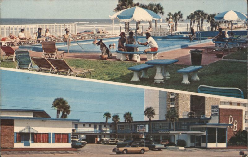 Royal Beach Motel, Pool & Beach, Daytona Beach, FL Florida