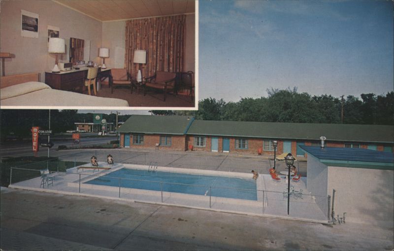 College Motel, Heated Pool, Air Conditioned Rooms Lawrence Kansas