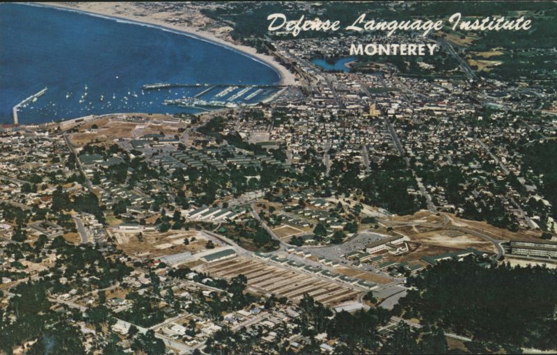 Defense Language Institute Monterey Aerial View California