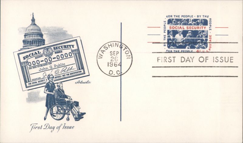 Social Security First Day of Issue Capitol Building