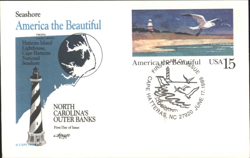 Seashore America the Beautiful, Cape Hatteras Lighthouse North Carolina