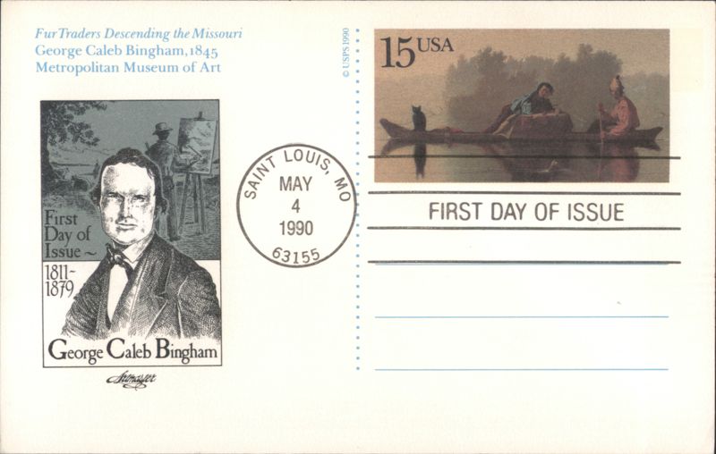 Fur Traders Descending the Missouri, George Caleb Bingham