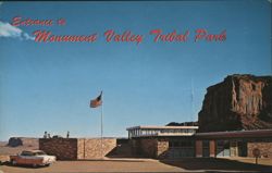 Entrance to Monument Valley Tribal Park Postcard