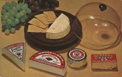 Rouge et Noir Cheeses, Marin French Cheese Company Postcard
