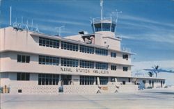 Terminal Building, U.S. Naval Station Postcard