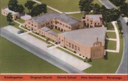 Allendale Methodist Church, St. Petersburg, FL Postcard