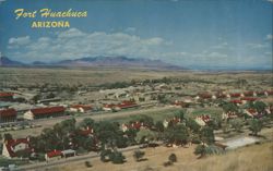 Fort Huachuca Arizona Aerial View Military Base Postcard