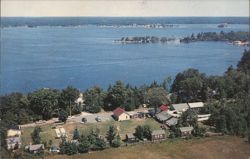 IRWIN INN, STONY LAKE, The Kawarthas, Aerial View Postcard