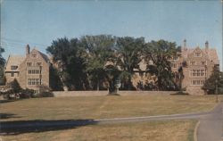Balch Hall Front Entrance, Cornell University, Ithaca, NY Postcard