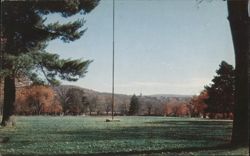 University of Arkansas Campus View, Downtown Fayetteville Postcard