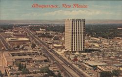 Albuquerque, NM - East Central Avenue, Highway 66 Uptown Postcard