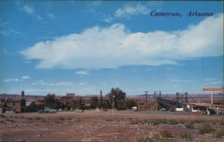 Hotel Court and Standard Gas Station, Cameron, Arizona Postcard