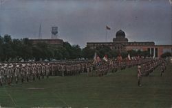 Texas A&M Corps of Cadets Formation, College Station Postcard