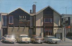 Toto's Italian Restaurant Cocktails, Daly City Postcard