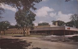 Hotel Mead, Motel Convenience, Dining, Cocktail Lounge Postcard