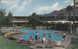 Gene Autry's Melody Ranch Hotel Pool, Palm Springs Postcard