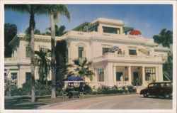 Millen Manor Hotel, Spreckels & Copley Mansion Postcard