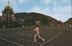 The Homestead, Hot Springs, VA - Tennis Courts Postcard