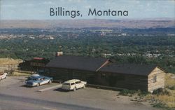 Yellowstone County Museum Overlooking Billings, MT Postcard