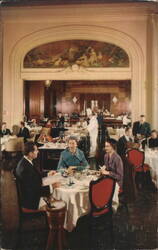 Clift Hotel Redwood Room, San Francisco, CA Restaurant Postcard
