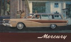 1966 Mercury Colony Park Station Wagon Postcard