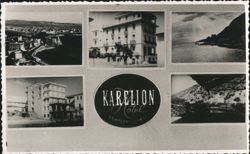 KARELLION Hotel LOUTRAKI - GREECE Collage Postcard