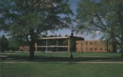 Wellesley College Club overlooking Lake Waban Postcard