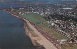 Aerial View, AYR, Ayrshire Postcard
