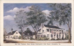 Old Club Teahouse (Once George Washington's Club House) Postcard
