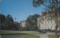 Elliott and Stoddard Halls, Miami University Postcard
