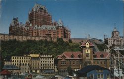 Chateau Frontenac & Dufferin Terrace, Quebec City Postcard