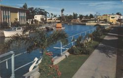 Picturesque Canals, Naples, Alamitos Bay, Long Beach, CA Postcard