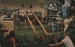 Bavarian Summer Festival, Alphorn Players, Barnesville, PA Postcard