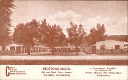 Redstone Motel, Hayden, CO - A Sportsmen's Paradise Postcard