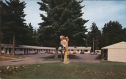 Wahlstrom's Motel, Marquette, MI Postcard