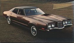 1972 Mercury Montego Brougham 4-Door Pillared Hardtop Postcard