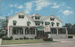 The Hollywood Motor Inn, Central Lounge, Restaurant Postcard
