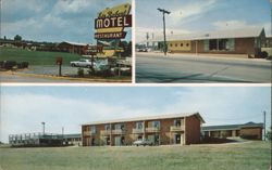 Sir Robert Motel & Restaurant Asheboro, NC Postcard