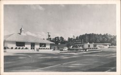 Watts Motel & Restaurant, Chapel Hill, NC Postcard